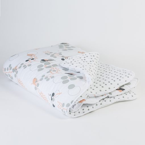 שמיכה כותנה אורגנית | שמיכת ילדים | שמיכה למיטת יחיד